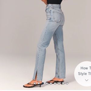 Abercrombie Ultra High Rise 90s Jeans